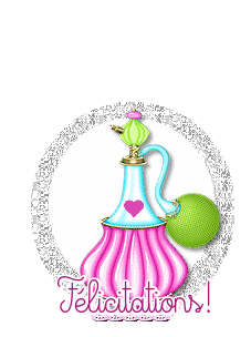Gif animé félicitations parfum